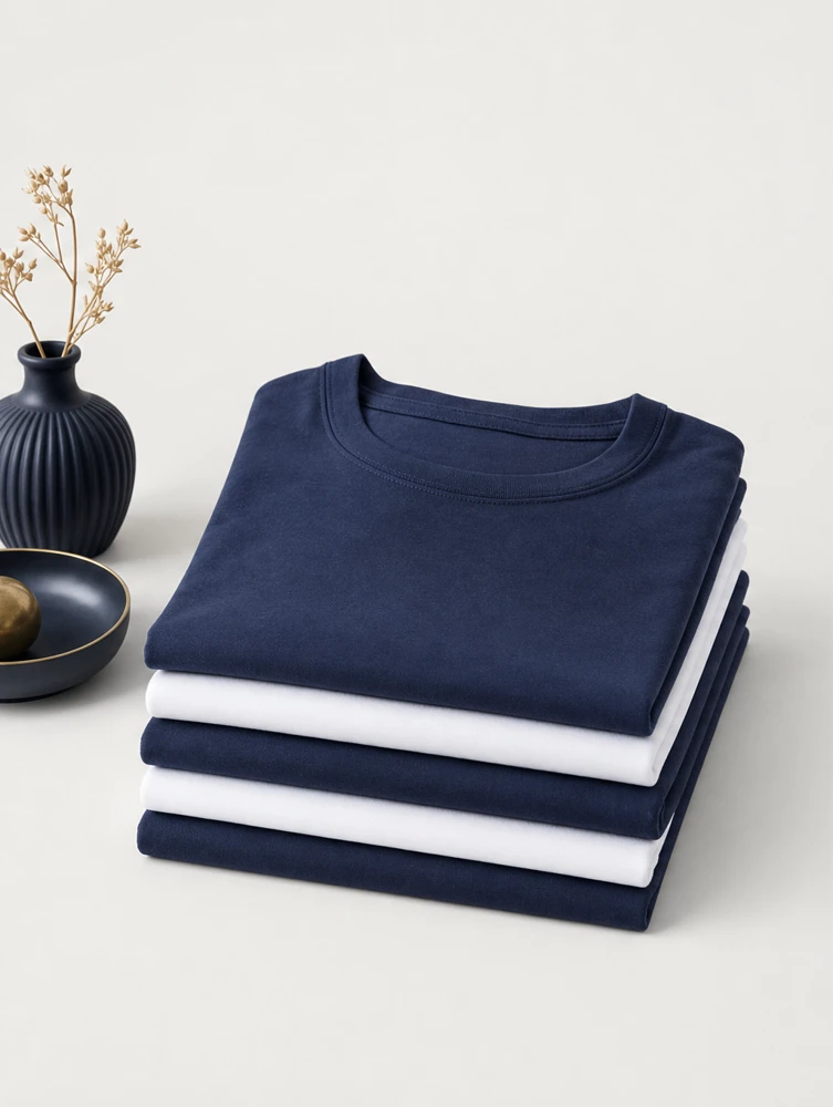 Basic T-Shirts, illustrative unbranded product