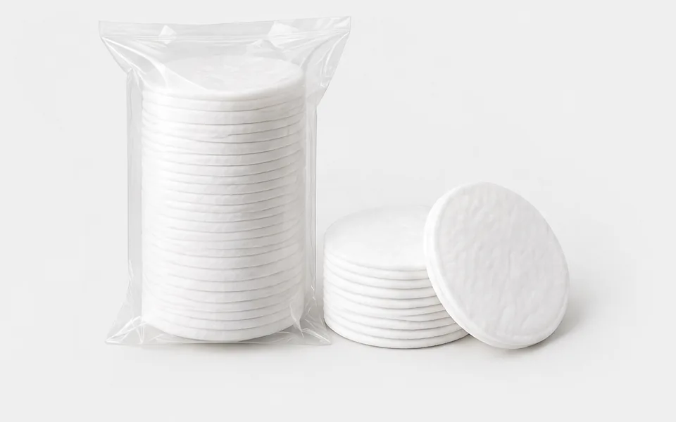Cotton Pad Packs, illustrative unbranded product
