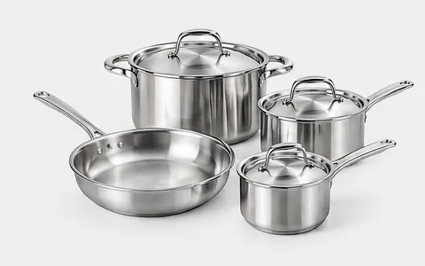 Stainless Steel Cookware Sets, illustrative unbranded product