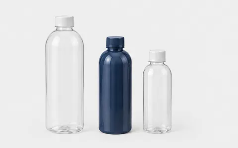Empty Plastic Bottles, illustrative unbranded product